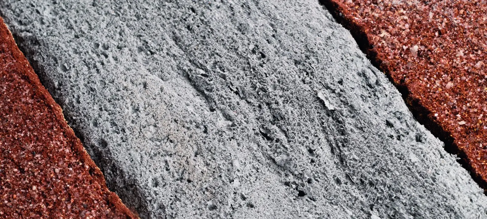 Het materiaal in onverwerkte vorm